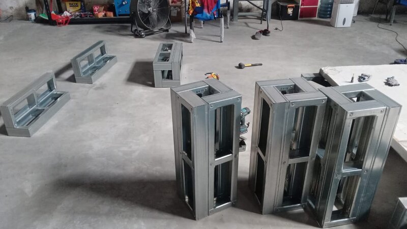 LGS components fabricated in the Banyuwangi factory